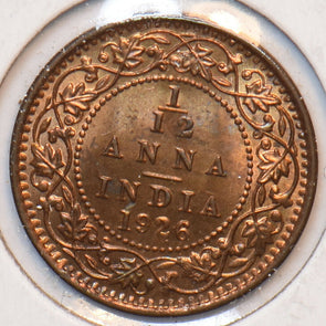 British India 1926 1/12 Anna 193114 combine shipping