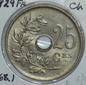 Belgium 1929 25 Centimes 290865 combine shipping