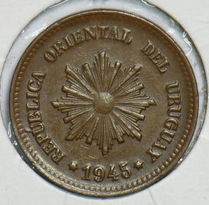 Uruguay 1945 2 Centesimos 298968 combine shipping