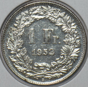 Switzerland 1952 Franc BU 295870 combine shipping
