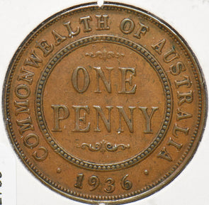 Australia 1936 Penny 192759 combine shipping