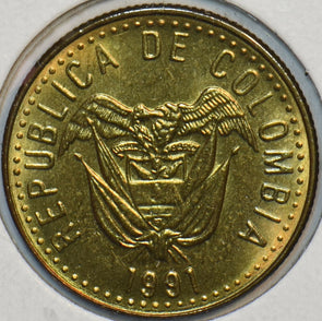 Colombia 1991 20 Pesos Condor animal 903616 combine shipping