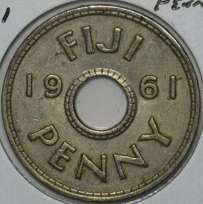 Fiji 1961 Penny 152324 combine shipping