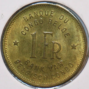 Belgian Congo 1944 Franc Elephant animal 491015 combine shipping