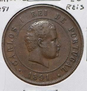 Portugal 1891 20 Reis  150315 combine shipping