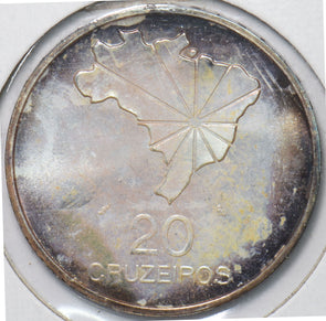Brazil 1972 20 Cruzeiros BU 293802 combine shipping