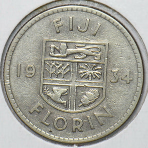 Fiji 1934 Florin 151106 combine shipping