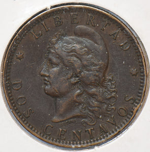 Argentina 1893 2 Centavos 295000 combine shipping