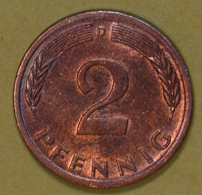 Germany 1974 2 Pfennig 191999 combine shipping