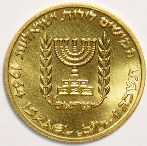 Israel 1964 50 Lirot gold 0.3933oz AGW 5,975 Minted Bank GL0194 combine shipping