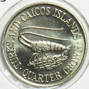 Turks & Caicos Islands 1981 1/4 Crown Spiny lobster animal 904151 combine shipp