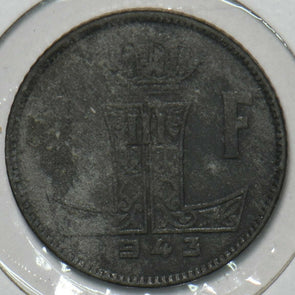 Belgium 1943 Franc Lion animal 151979 combine shipping