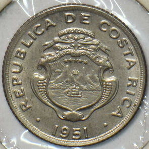 Costa Rica 1951 5 Centimos 196259 combine shipping