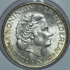 Netherlands 1957 Gulden Lion animal 150445 combine shipping