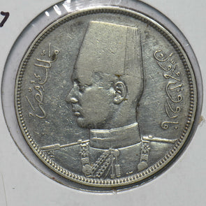 Egypt 1937 AH1356 10 Piastres 292708 combine shipping