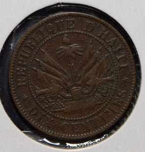 Haiti 1863 10 Centimes  290222 combine shipping