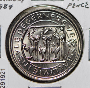 Guernsey 1984 10 Pence Cow animal  291921 combine shipping