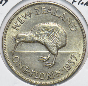 New Zealand 1937 Florin Kiwi Bird animal 293559 combine shipping