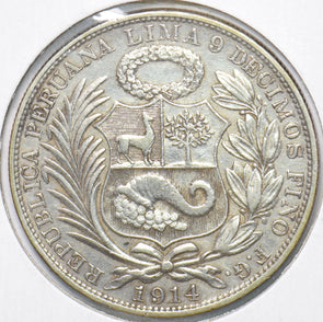 Peru 1914 Sol 293840 combine shipping