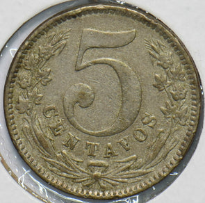 Colombia 1886 5 Centavos 293502 combine shipping