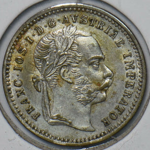 Austria 1872 10 Kreuzer Eagle animal 195299 combine shipping