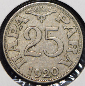 Yugoslavia 1920 25 Para  191519 combine shipping