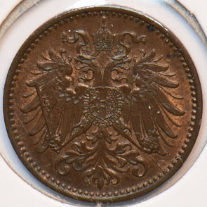 Austria 1895 Heller Eagle animal 193385 combine shipping