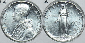 Vatican 1952 10 Lire 198458 combine shipping