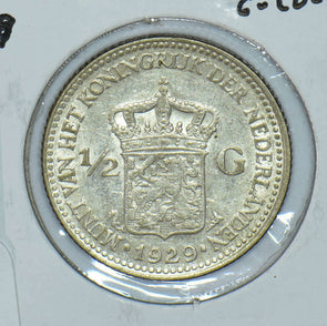 Netherlands 1929 1/2 Gulden Lion animal 291354 combine shipping