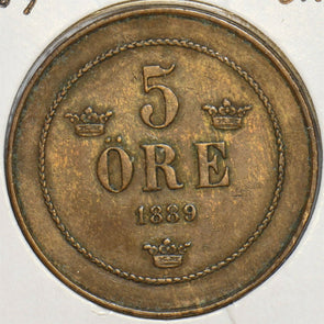 Sweden 1889 5 Ore 297920 combine shipping