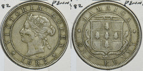 Jamaica 1882 Penny 299061 combine shipping