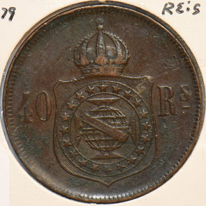 Brazil 1879 40 Reis 297207 combine shipping
