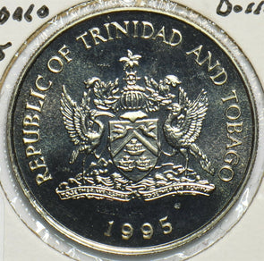 Trinidad & Tobago 1995 Dollar 197183 combine shipping