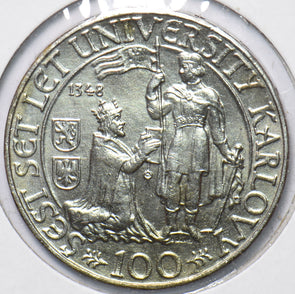 Czechoslovakia 1948 100 Korun Lion animal 150374 combine shipping
