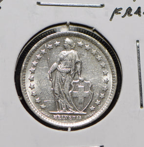 Switzerland 1966 1/2 Franc  191739 combine shipping