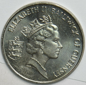 Guernsey 1985 10 Pence 903693 combine shipping