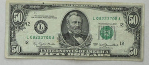 US 1977 $50 VF Federal Reserve Notes RN0112 combine shipping