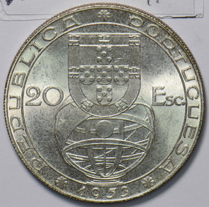 Portugal 1953 20 Escudos 294719 combine shipping