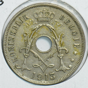 Belgium 1913 25 Centimes 0 240910 combine shipping