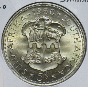 South Africa 1960 5 Shillings Bull animal 292452 combine shipping