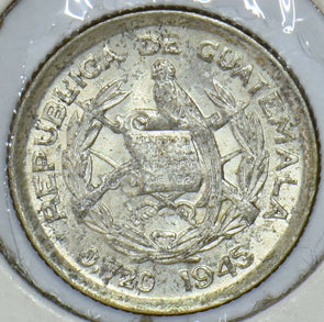 Guatemala 1945 T-99 5 Centavos Bird Quetzal animal  290417 combine shipping