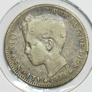 Spain 1900 Peseta 298143 combine shipping