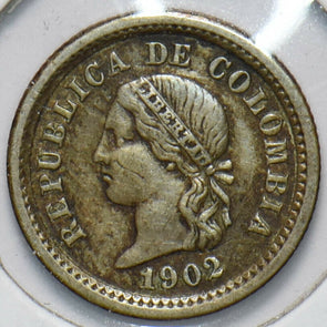 Colombia 1902 5 Centavos 293486 combine shipping