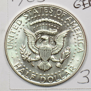 1965 Kennedy Half Dollar Semi P/L Gem BU U0218