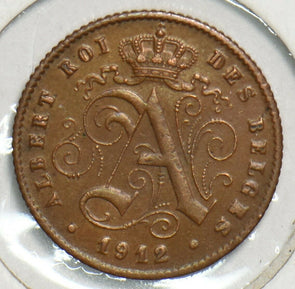 Belgium 1912 Centime 0 197873 combine shipping