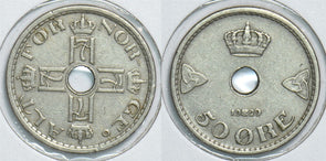 Norway 1929 50 Ore 198542 combine shipping