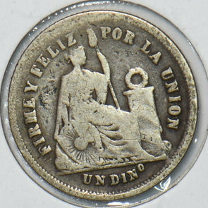 Peru 1866 Dinero 295733 combine shipping