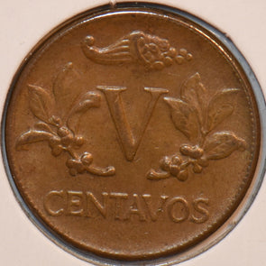 Colombia 1961 5 Centavos 196161 combine shipping