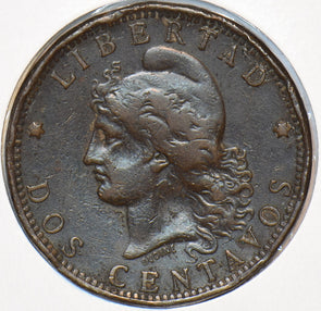 Argentina 1889 2 Centavos 294999 combine shipping