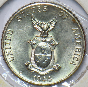 Philippines 1944 D 10 Centavos Eagle animal UNC 294806 combine shipping